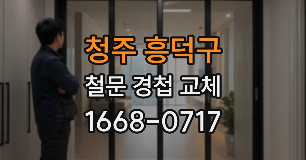 청주 흥덕구 철문 경첩 교체