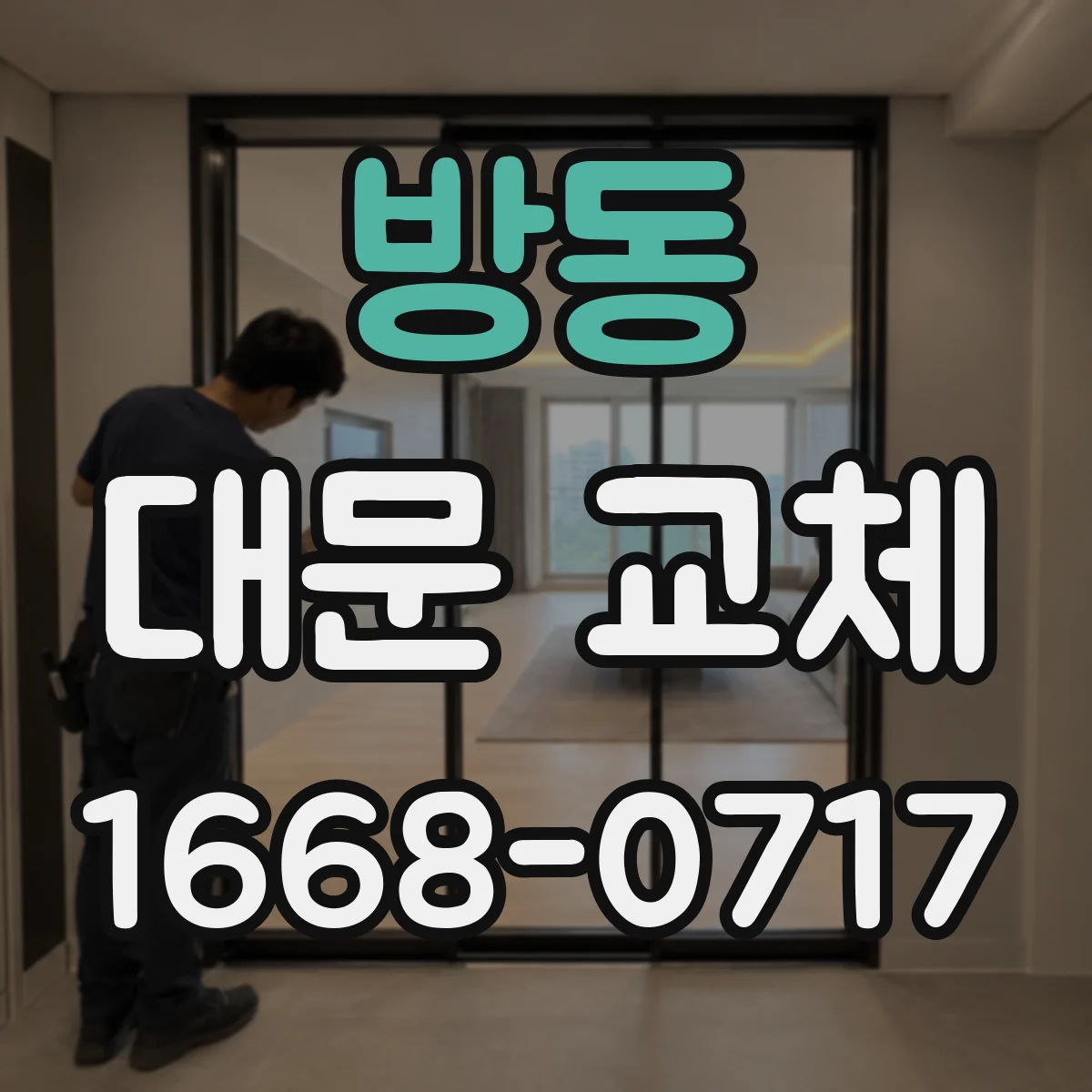방동 대문 교체