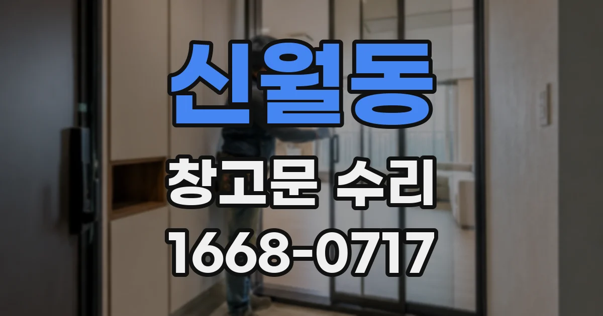 신월동 창고문 수리