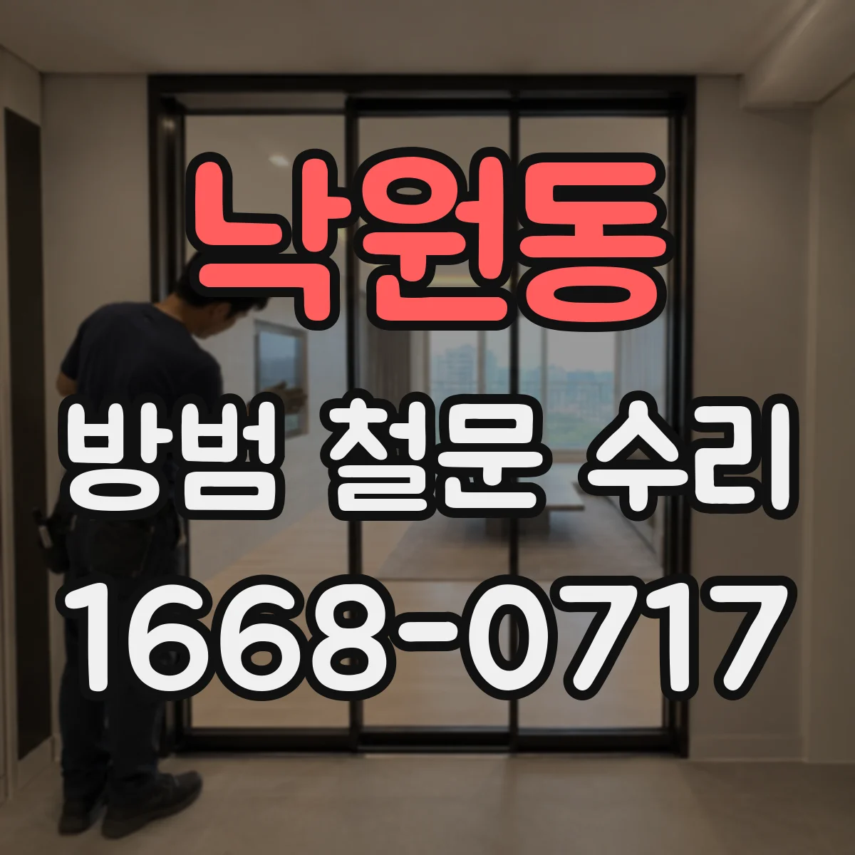 낙원동 방범 철문 수리