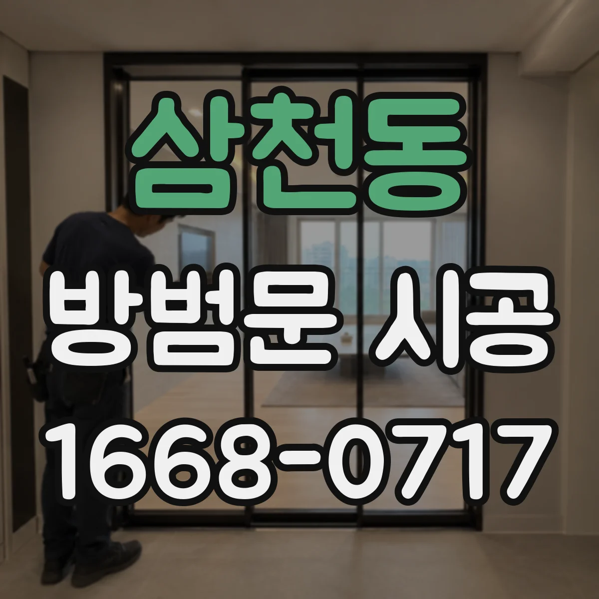 삼천동 방범문 시공