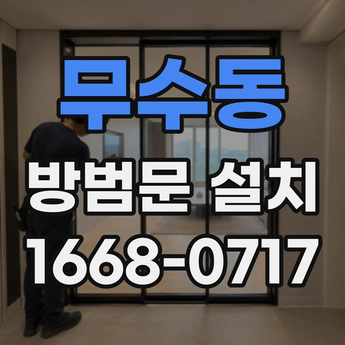 무수동 방범문 설치
