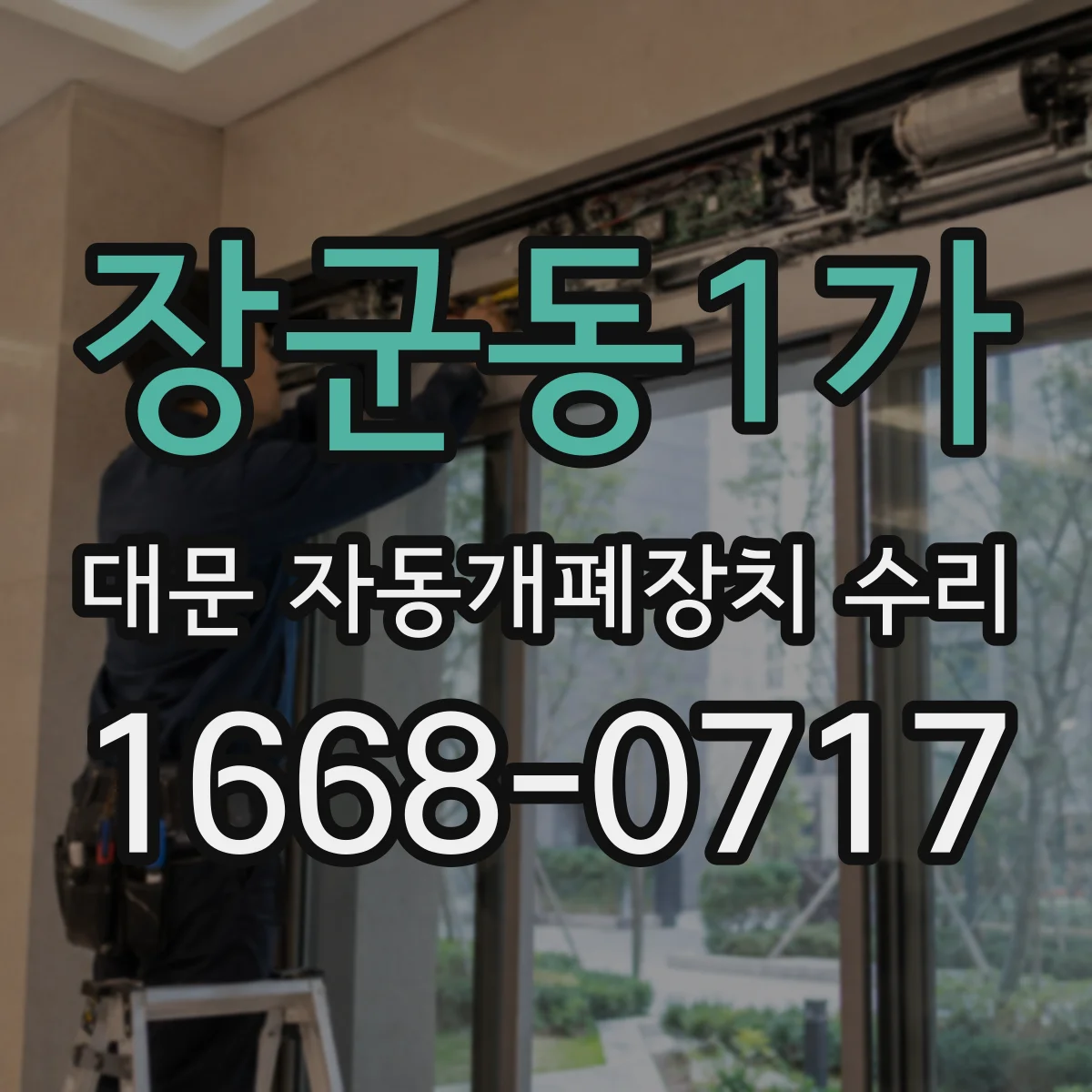 장군동1가 대문 자동개폐장치 수리