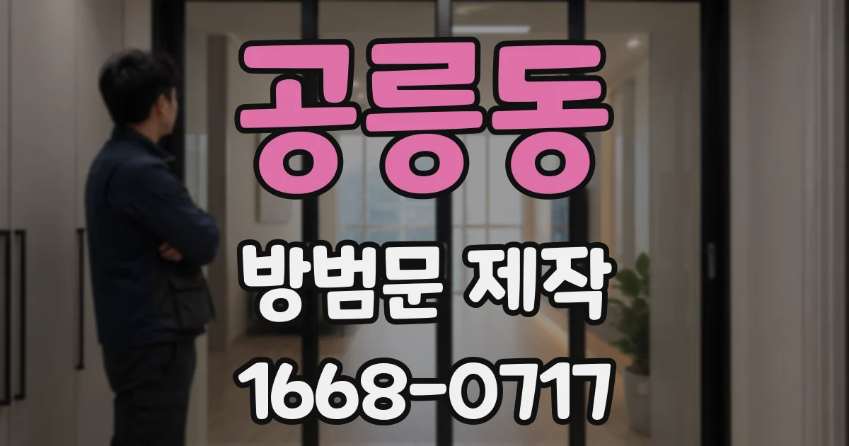 공릉동 방범문 제작