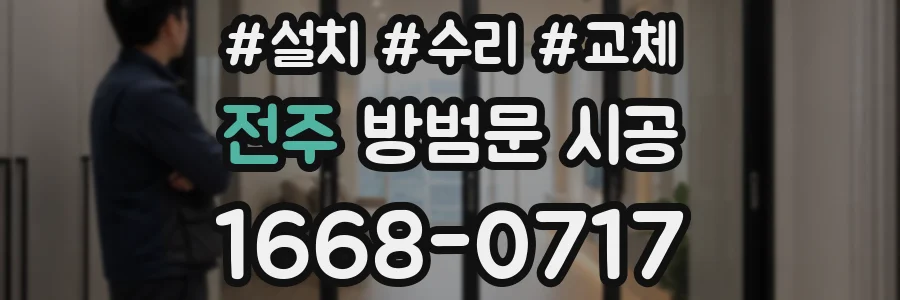 전주 방범문 시공