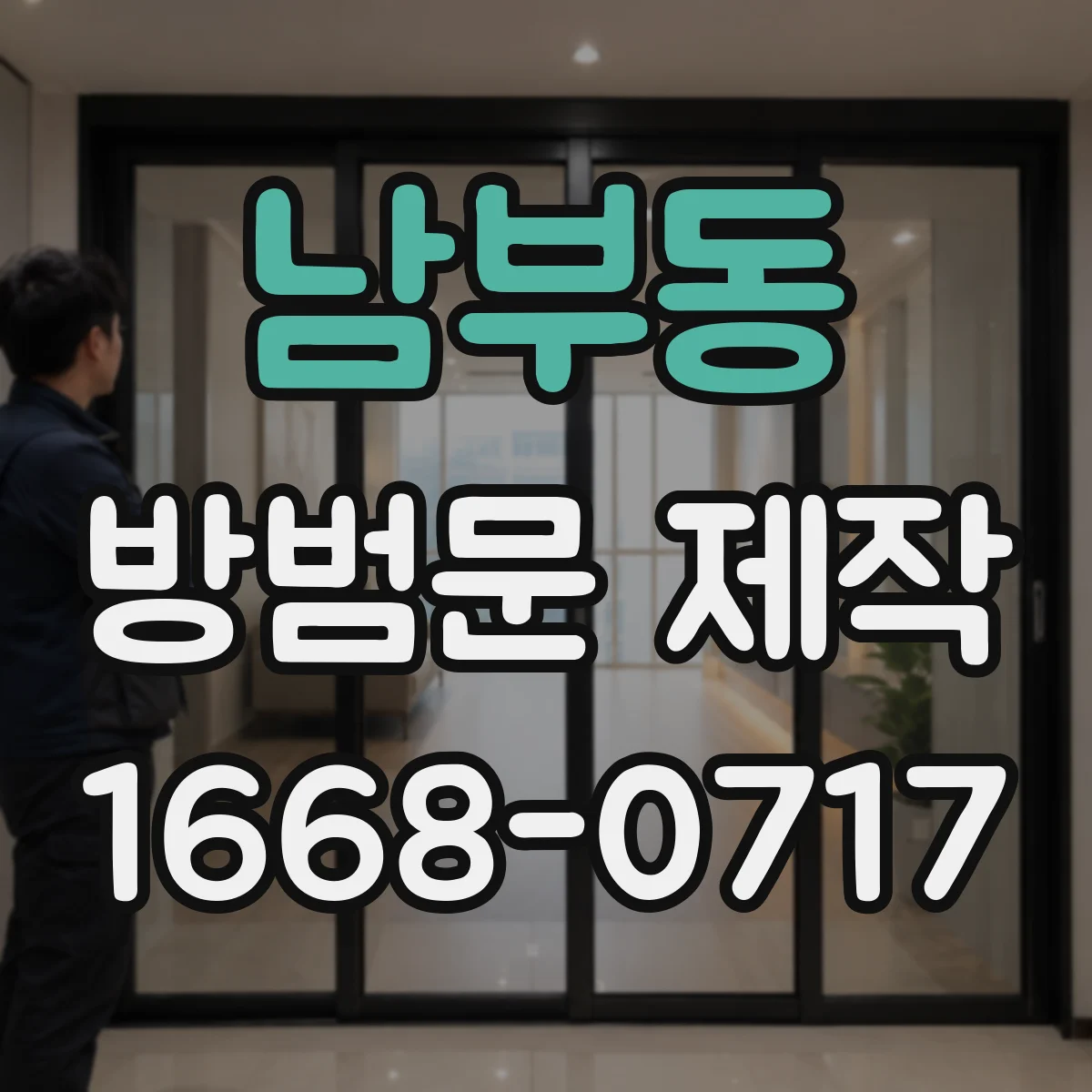 남부동 방범문 제작