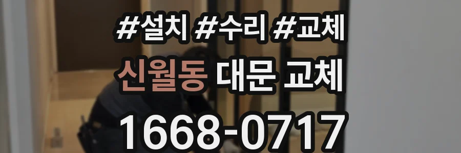신월동 대문 교체