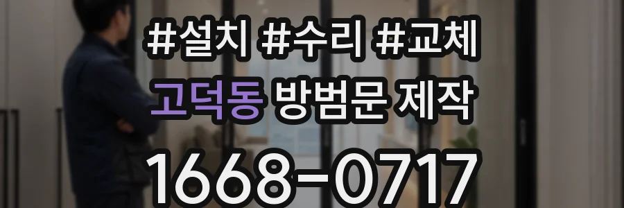 고덕동 방범문 제작