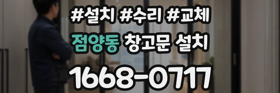 점양동 창고문 설치