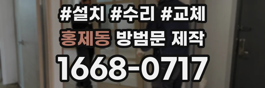 홍제동 방범문 제작