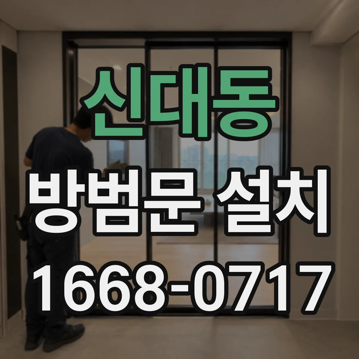 신대동 방범문 설치