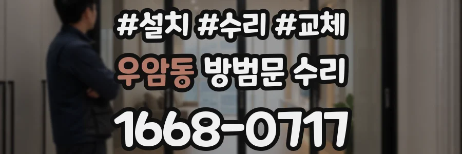 우암동 방범문 수리