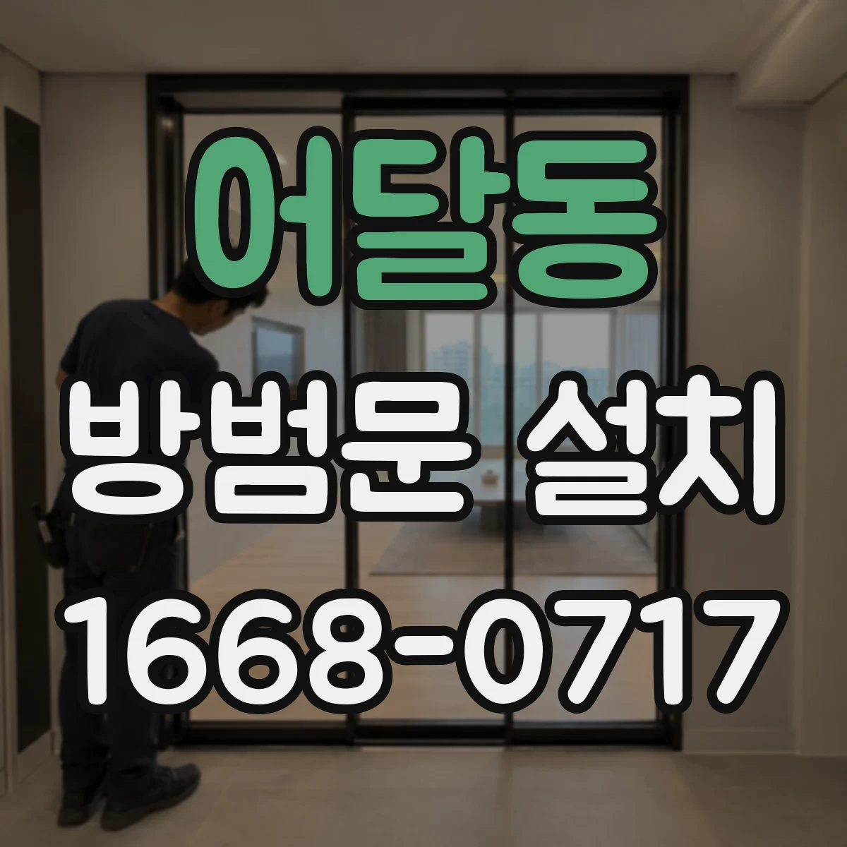 어달동 방범문 설치