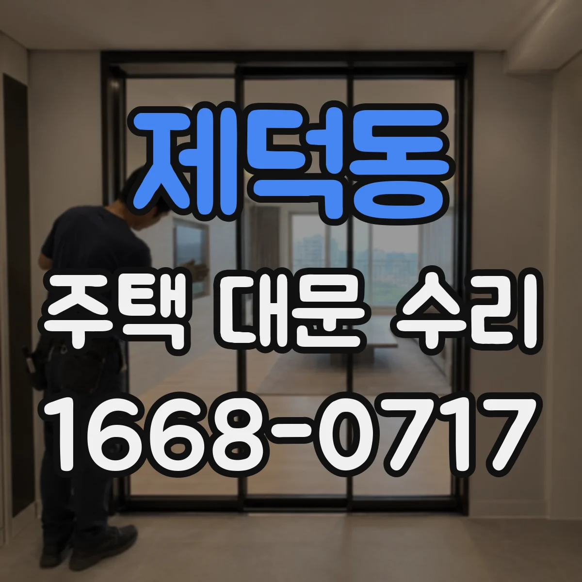 제덕동 주택 대문 수리