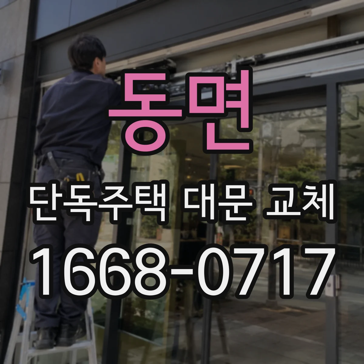 동면 단독주택 대문 교체