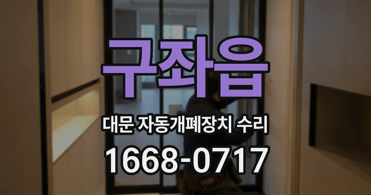 구좌읍 대문 자동개폐장치 수리