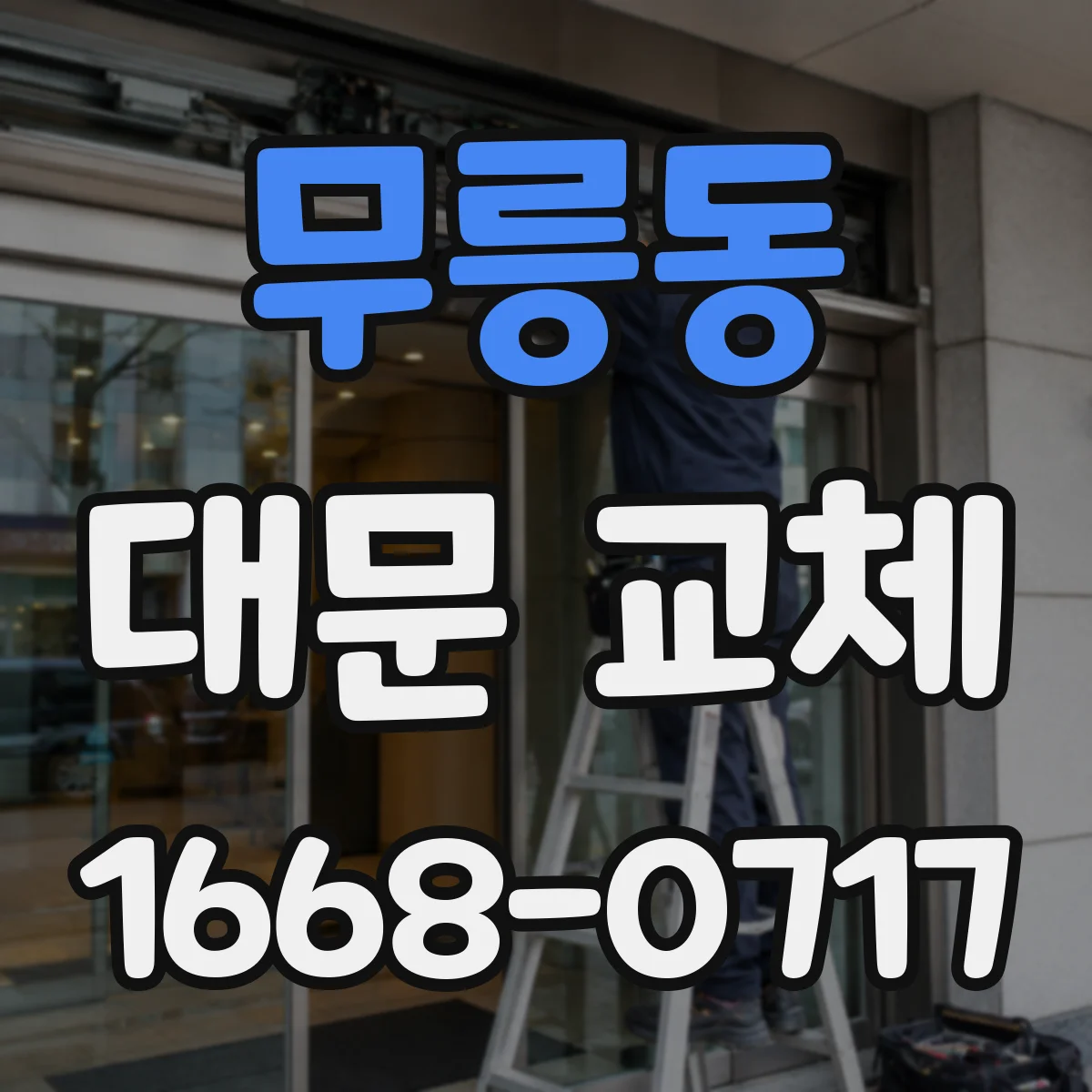 무릉동 대문 교체