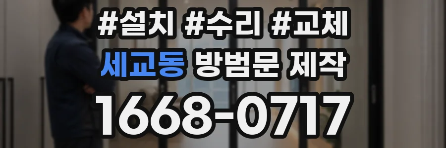 세교동 방범문 제작