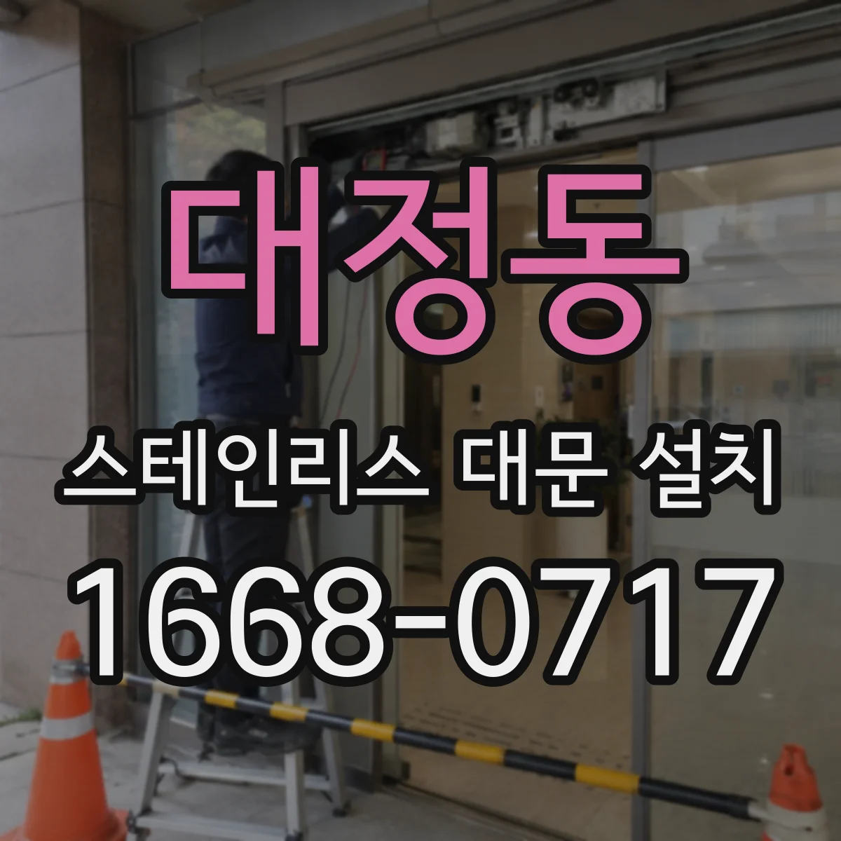 대정동 스테인리스 대문 설치
