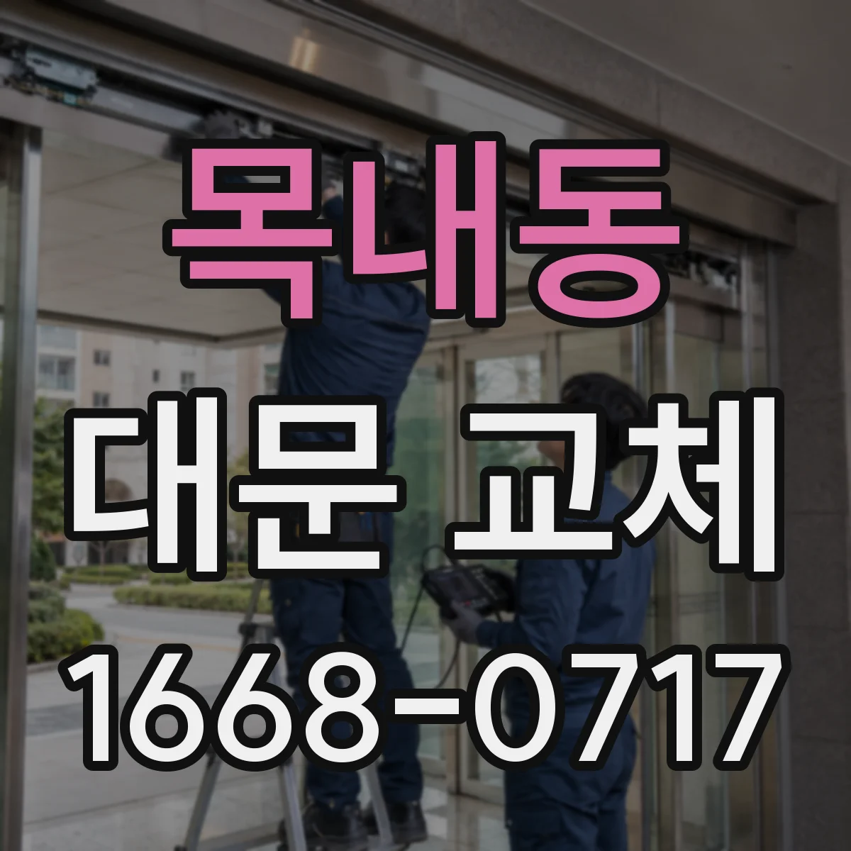 목내동 대문 교체