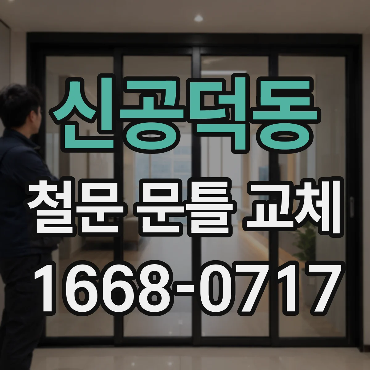 신공덕동 철문 문틀 교체