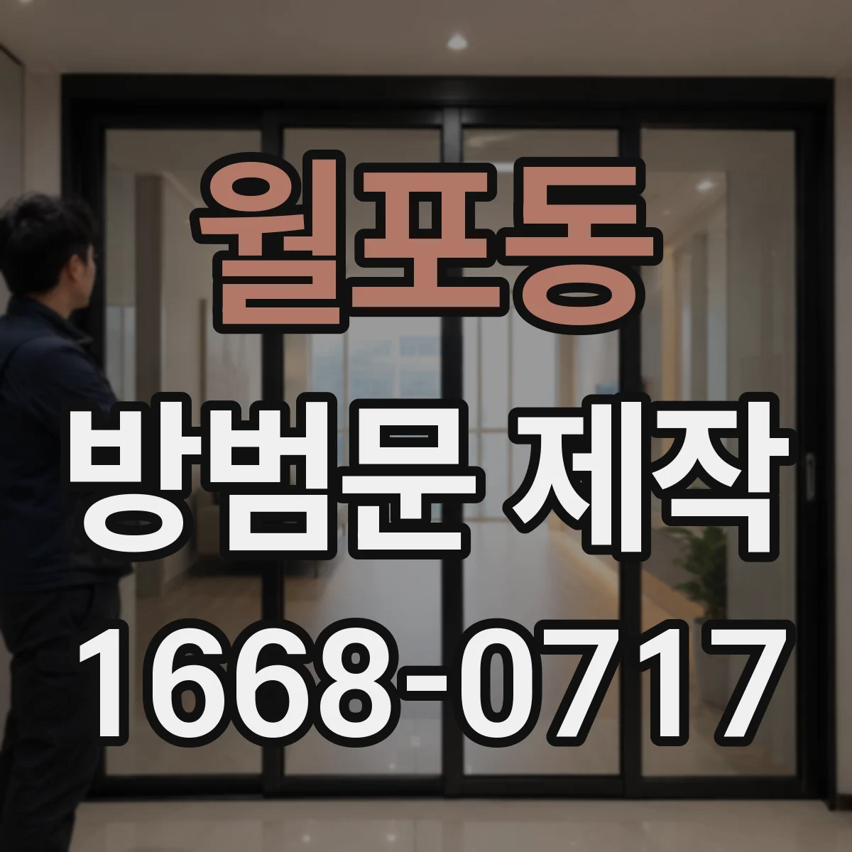 월포동 방범문 제작