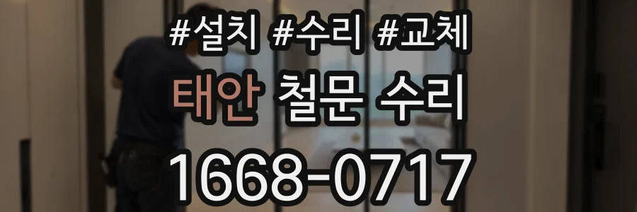 태안 철문 수리