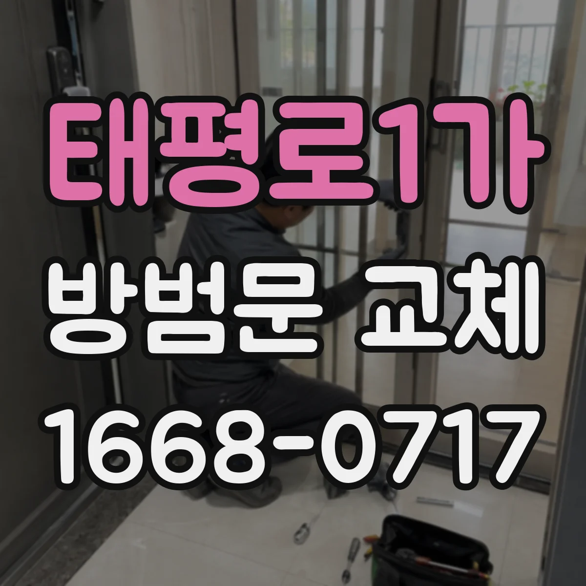 태평로1가 방범문 교체
