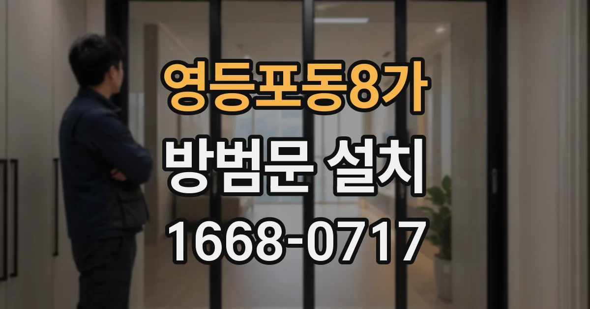 영등포동8가 방범문 설치