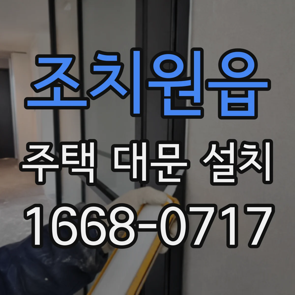 조치원읍 주택 대문 설치