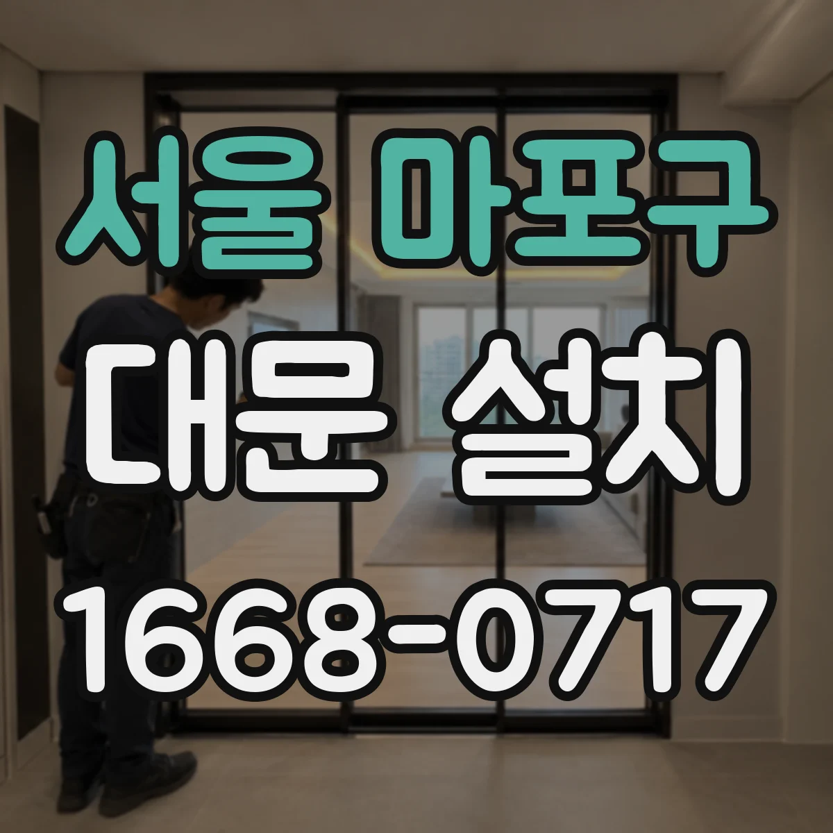서울 마포구 대문 설치