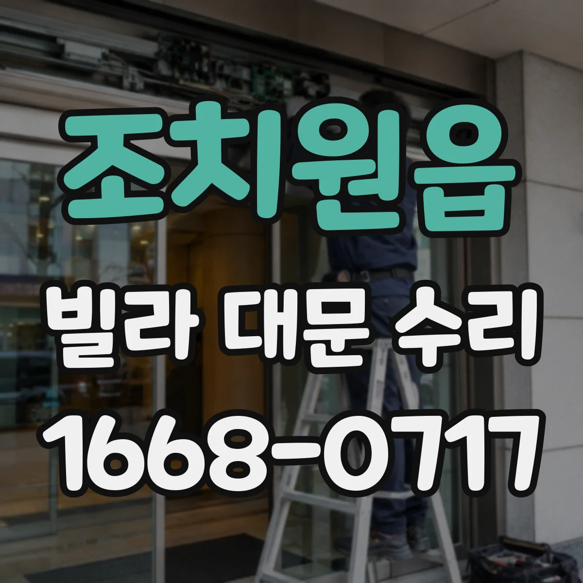 조치원읍 빌라 대문 수리