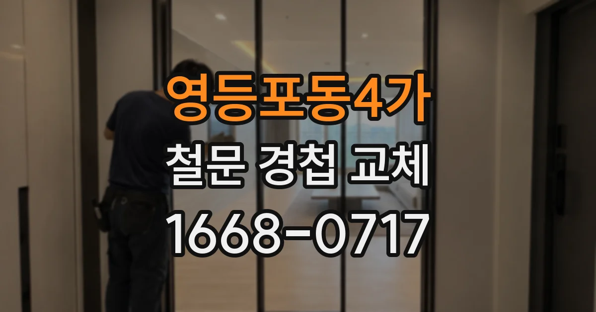 영등포동4가 철문 경첩 교체