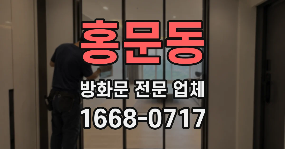 홍문동 방화문 전문 업체