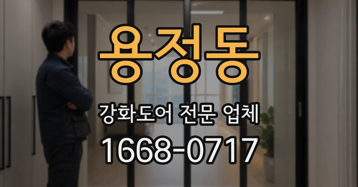 용정동 강화도어 전문 업체