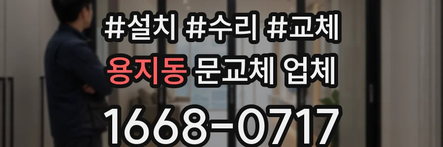 용지동 문교체 업체