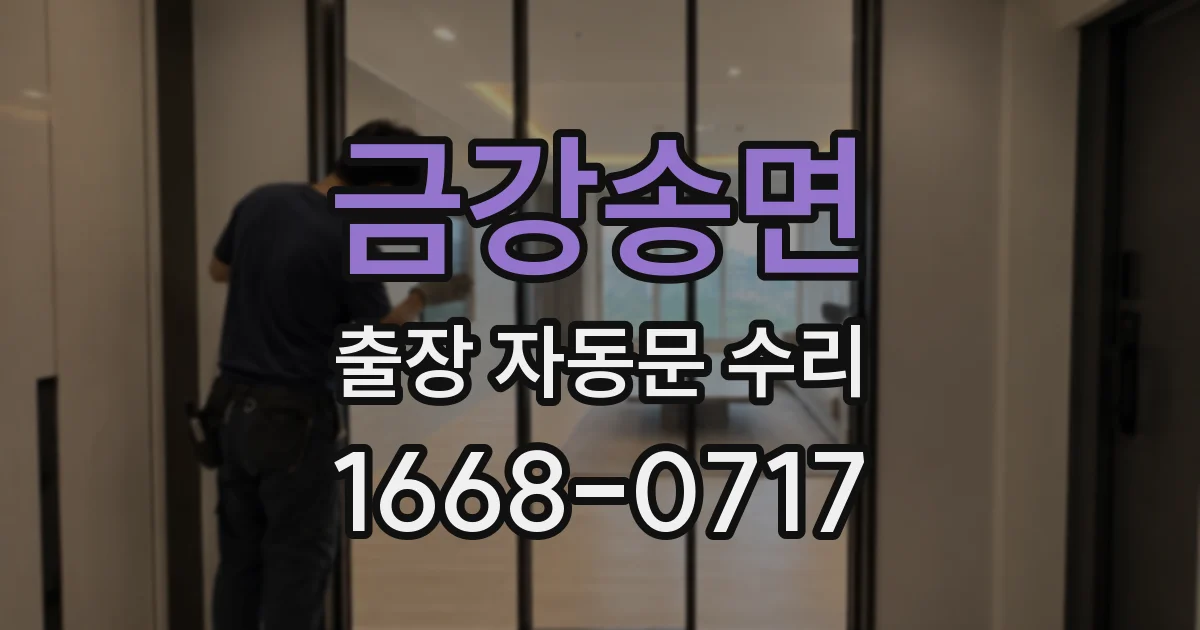 금강송면 출장 자동문 수리