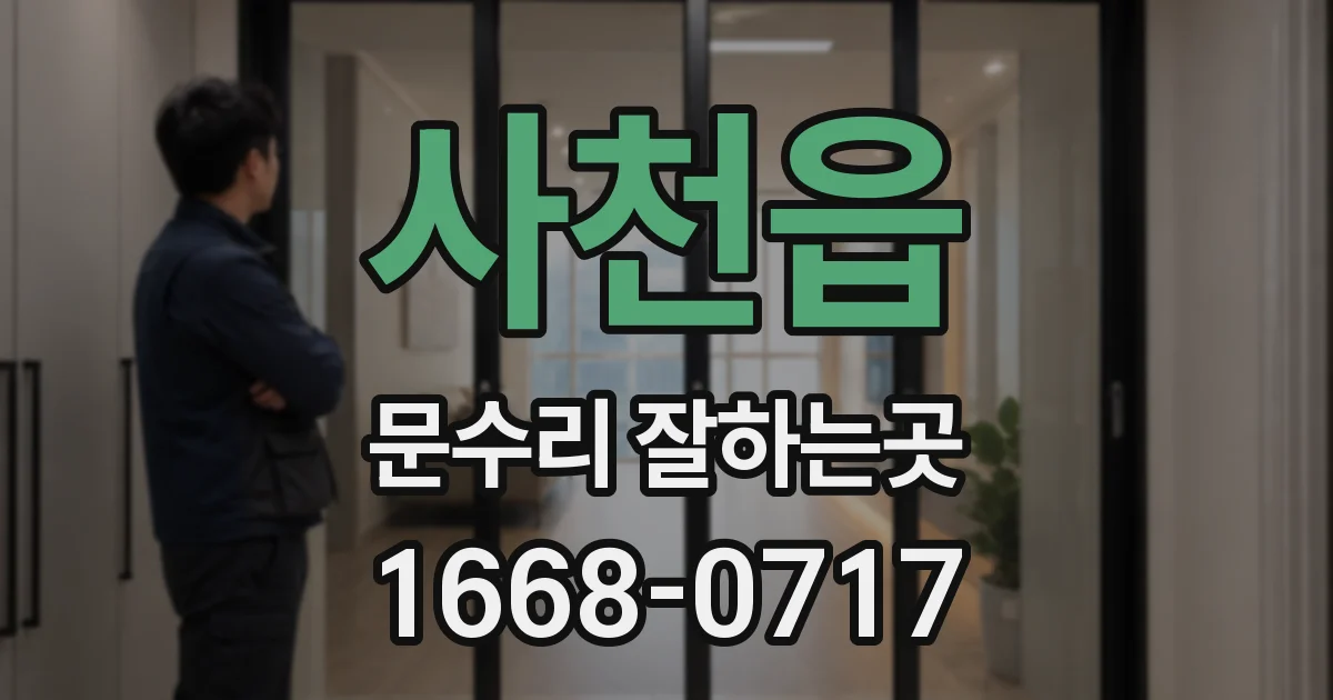 사천읍 문수리 잘하는곳