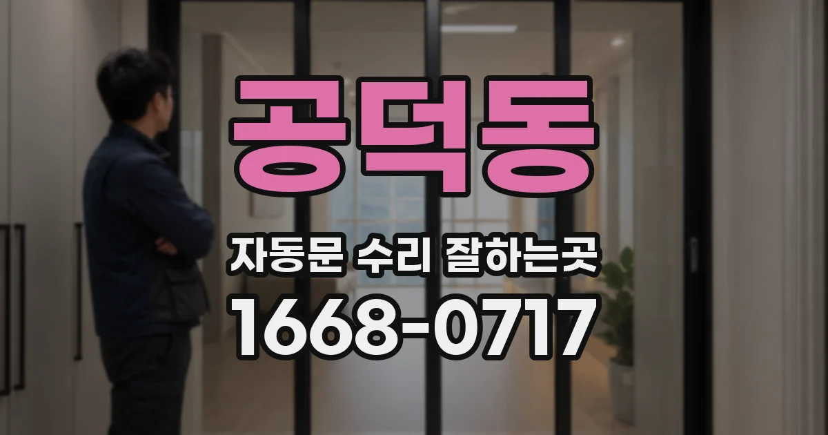 공덕동 자동문 수리 잘하는곳