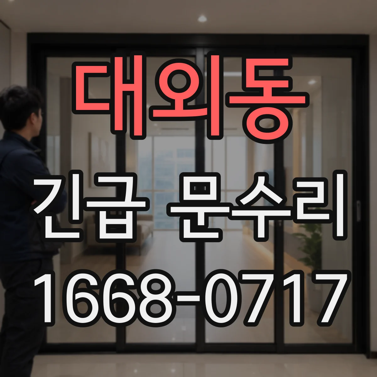 대외동 긴급 문수리