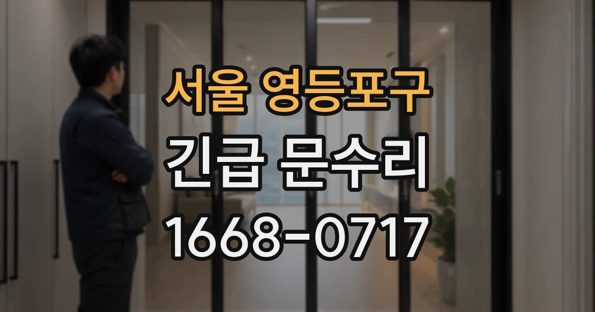 서울 영등포구 긴급 문수리