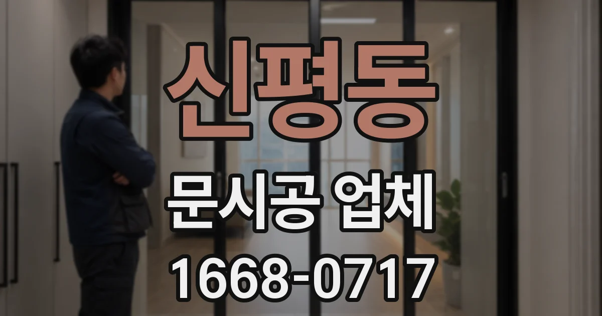 신평동 문시공 업체