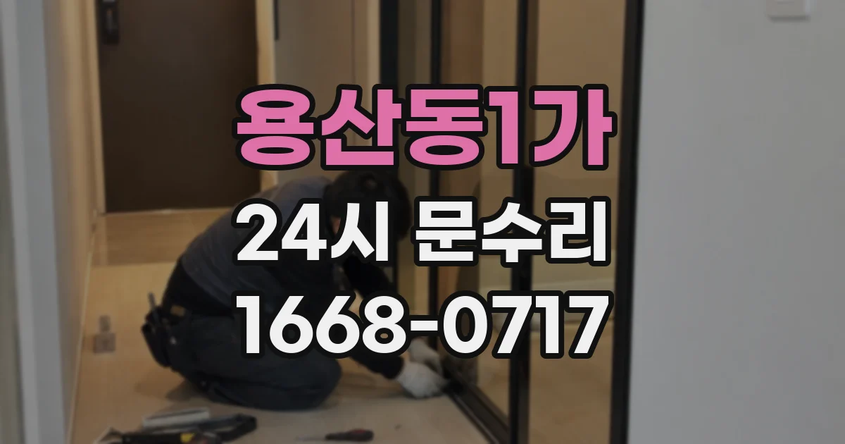 용산동1가 24시 문수리
