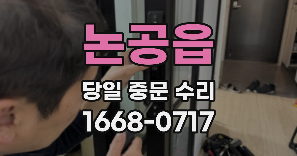 논공읍 당일 중문 수리