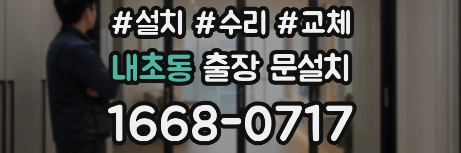 내초동 출장 문설치