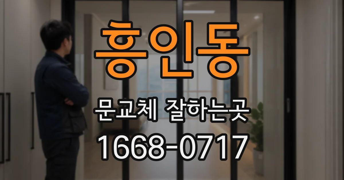 흥인동 문교체 잘하는곳