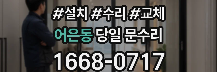 어은동 당일 문수리