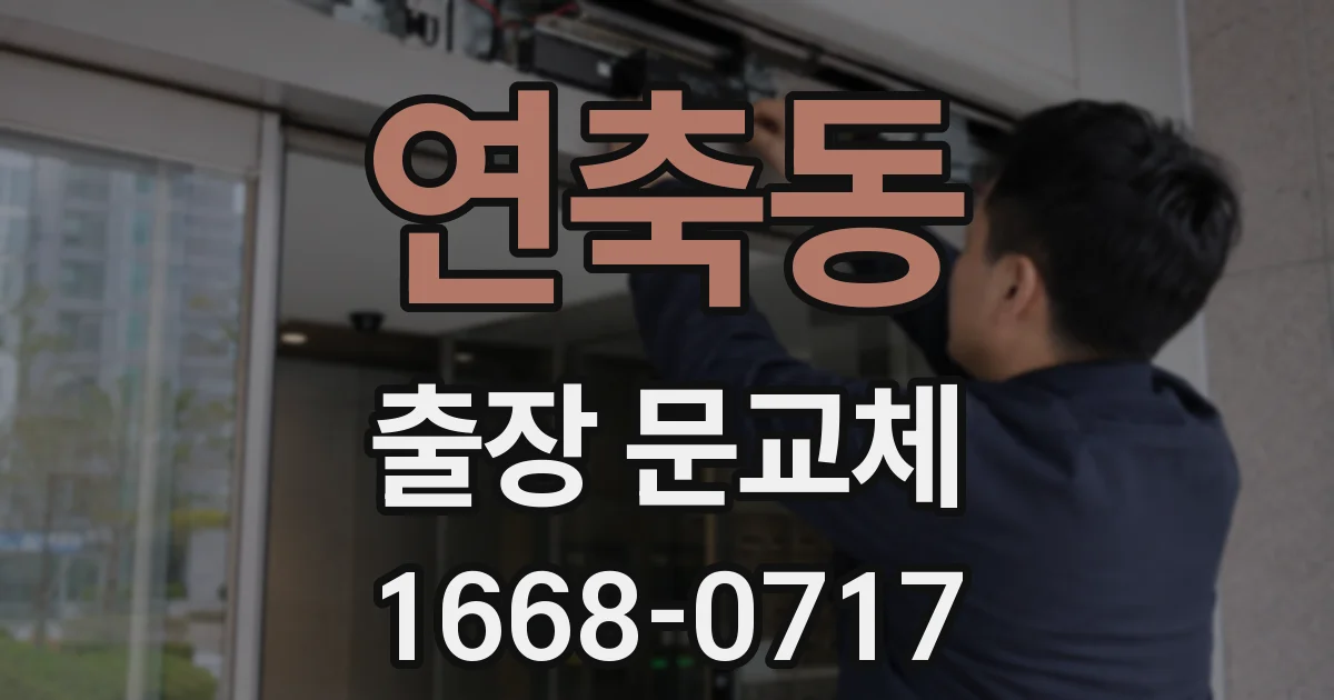 연축동 출장 문교체