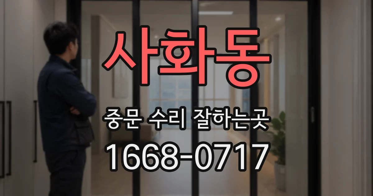 사화동 중문 수리 잘하는곳