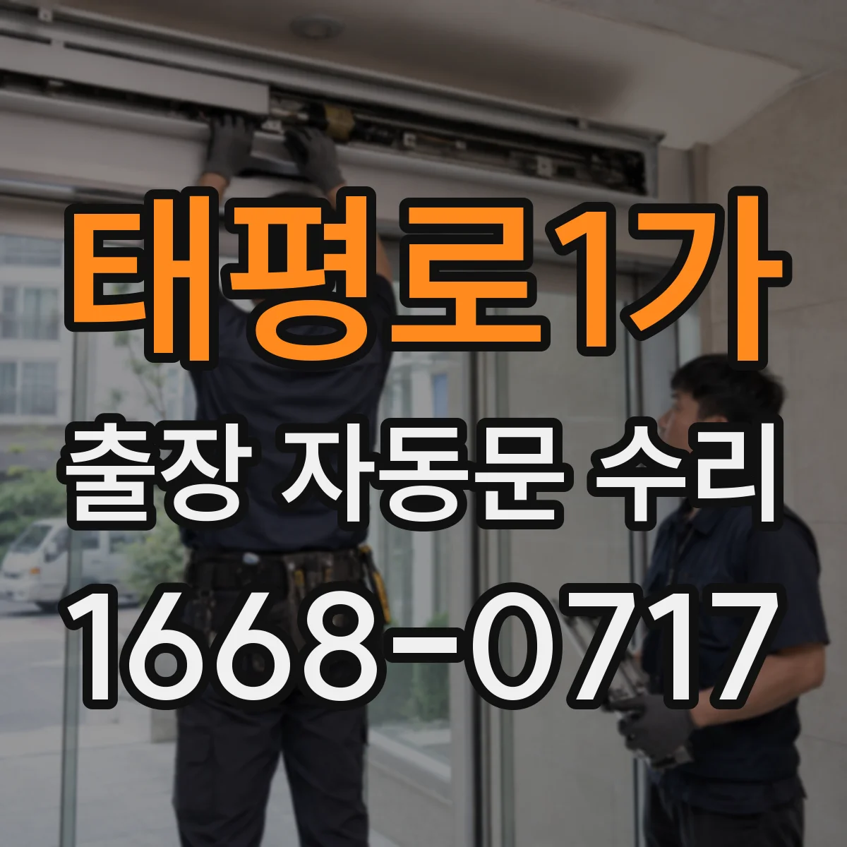 태평로1가 출장 자동문 수리